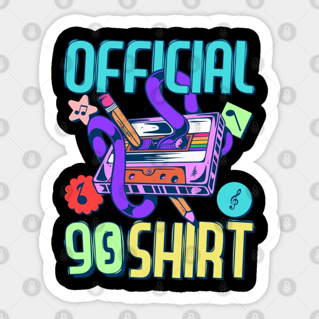 90s Party Outfit For Men, 90s Costume Women | Official 90's Sticker by auviba-design